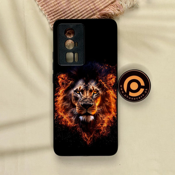 Xiaomi Redmi K60 Pro - Tiger 2.0 Design 7 - Premium Metal Printed Soft Bumper Shock Proof Case