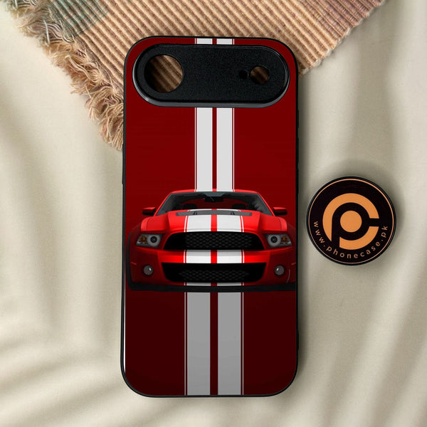 iPhone Air - Muscle Racing Car - Premium Metal Printed Soft Bumper Shock Proof Case