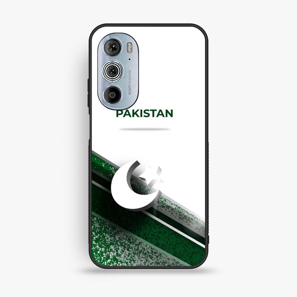 Motorola Edge 30 Pro - Pakistan Design 10 - Premium Metal Printed Soft Bumper Shock Proof Case