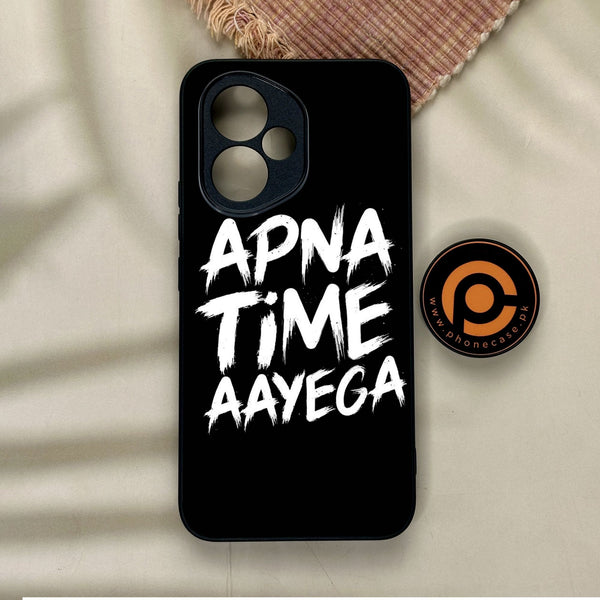 Honor 400 - Apna Time Ayega - Premium Metal Printed Soft Bumper Shock Proof Case