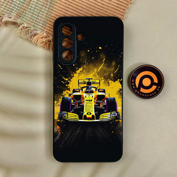 Samsung Galaxy A17 - Formula 1 Design 5 - Premium Metal Printed Soft Bumper Shock Proof Case