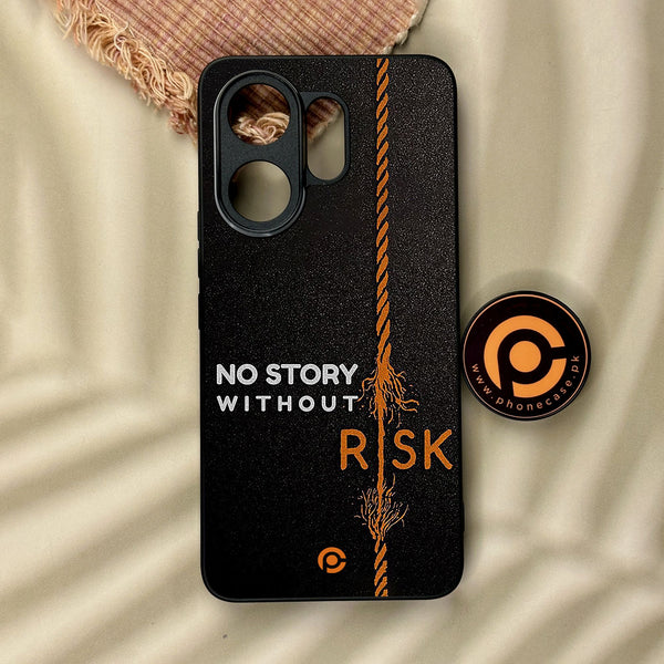 Vivo V60 - The Risk Taker - Premium Metal Printed Soft Bumper Shock Proof Case