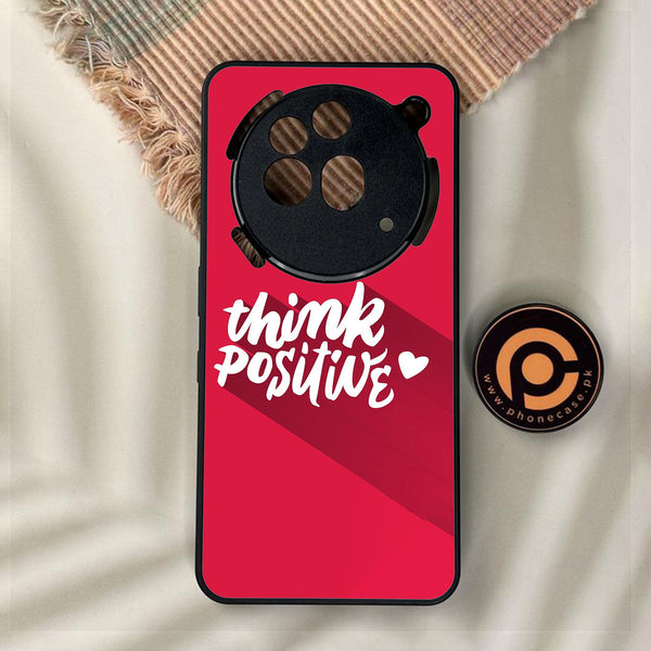 Nothing Phone 3a Pro - Think Positive Design - Premium Metal Printed Soft Bumper Shock Proof Case