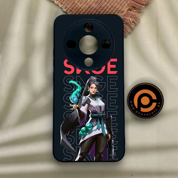 Honor x9d - Battle-Ready Design 3 - Premium Metal Printed Soft Bumper Shock Proof Case