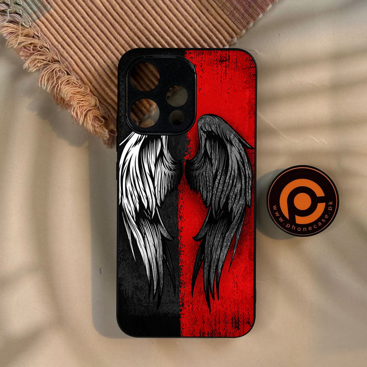 Oppo Reno 15 5G - Angel 2.0 Design 10 - Premium Metal Printed Soft Bumper Shock Proof Case