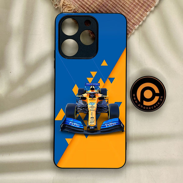 Realme Note 70 - Formula 1 Design 7 - Premium Metal Printed Soft Bumper Shock Proof Case