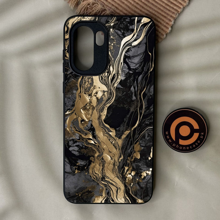 OnePlus Ace 6 - Liquid Marble Design 9 - Premium Metal Printed Soft Bumper Shock Proof Case