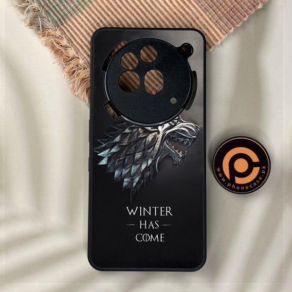 Nothing Phone 3a Pro - Winter Has Come Got - Premium Metal Printed Soft Bumper Shock Proof Case