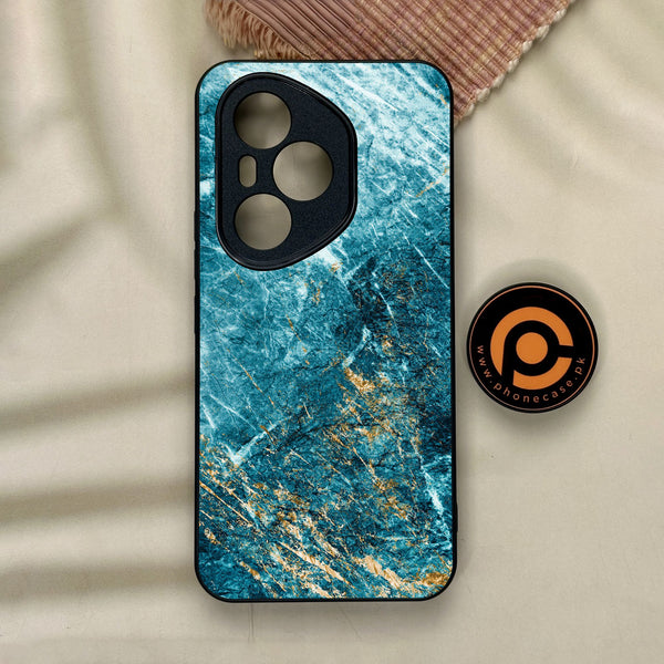 Honor 400 Pro - Blue 2.0 Design 10 - Premium Metal Printed Soft Bumper Shock Proof Case