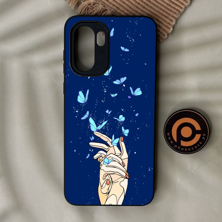 OnePlus Ace 6 - Butterflies Design 2 - Premium Metal Printed Soft Bumper Shock Proof Case