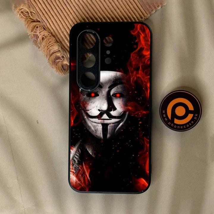 Tecno Camon 50 Ultra - Anonymous 2.0 Design 7 - Premium Metal Printed Soft Bumper Shock Proof Case