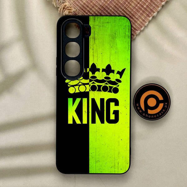 Vivo Y21d - King Design 3 - Premium Metal Printed Soft Bumper Shock Proof Case