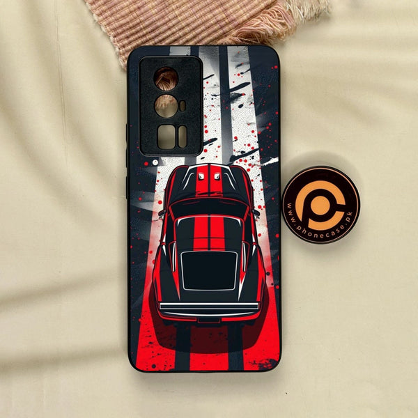 Xiaomi Redmi K60 Pro - Top-Down Track - Premium Metal Printed Soft Bumper Shock Proof Case