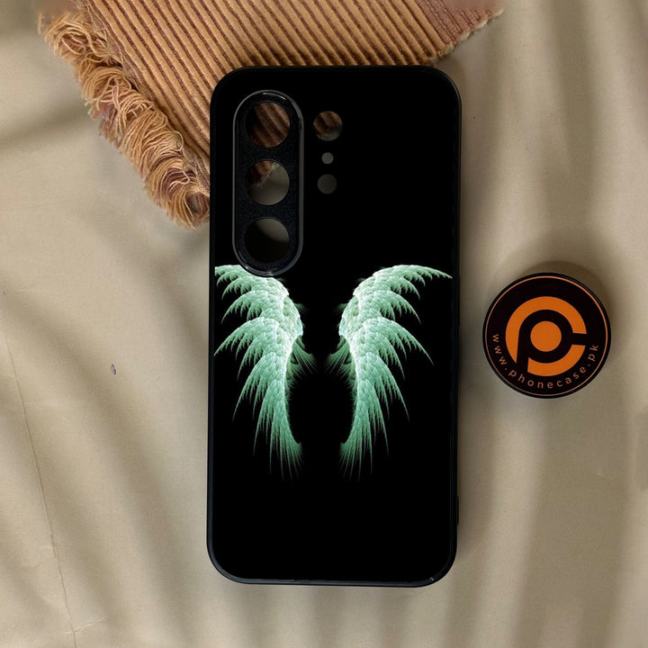 Tecno Camon 50 Pro 4G - Angel Wings Design 5 - Premium Metal Printed Soft Bumper Shock Proof Case