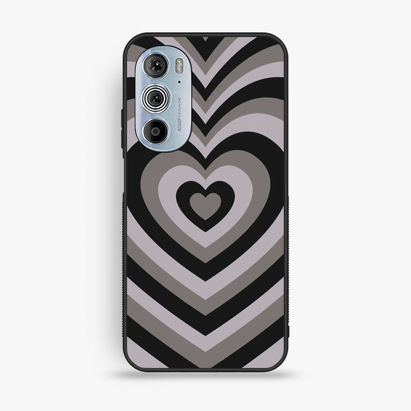 Motorola Edge 30 Pro - Heartbeat Design 1 - Premium Metal Printed Soft Bumper Shock Proof Case