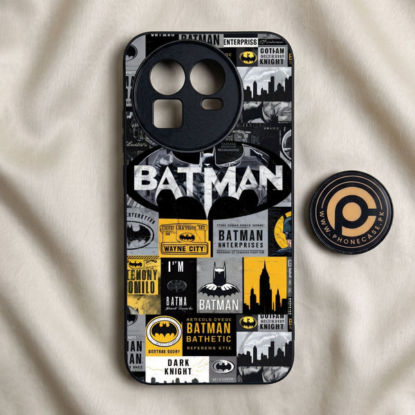 Realme GT 8 - The Gotham Collage - Premium Metal Printed Soft Bumper Shock Proof Case