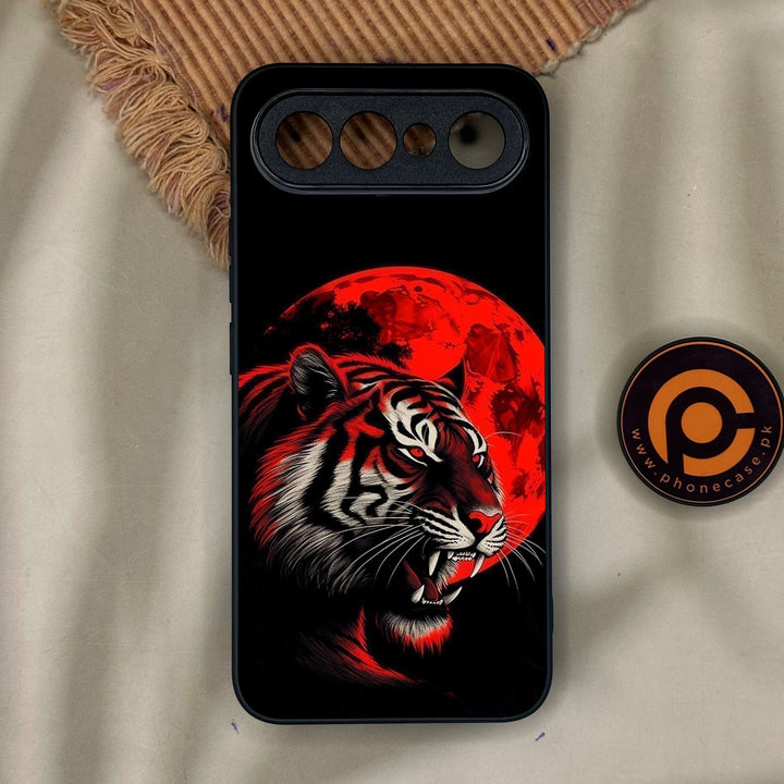 Vivo X300 FE - Tiger 2.0 Design 8 - Premium Metal Printed Soft Bumper Shock Proof Case