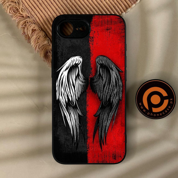 iPhone 17e - Angel 2.0 Design 10 - Premium Metal Printed Soft Bumper Shock Proof Case