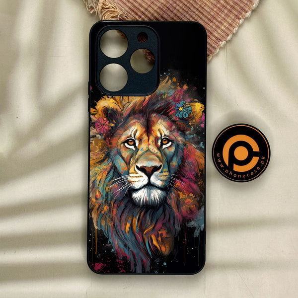 Realme Note 70 - Tiger 2.0 Design 10 - Premium Metal Printed Soft Bumper Shock Proof Case