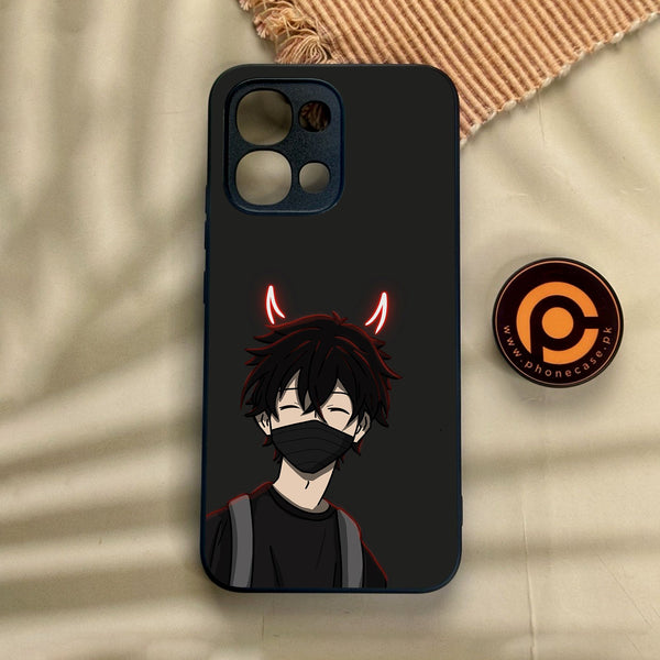 Oppo A6 Pro - Anime Series Design 7 - Premium Metal Printed Soft Bumper Shock Proof Case