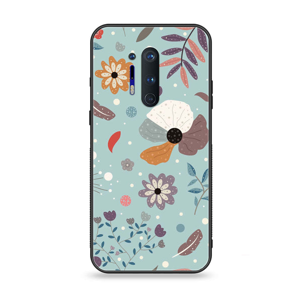 OnePlus 8 Pro - Floral Series Design 5 - Premium Metal Printed soft Bumper Shock Proof Case