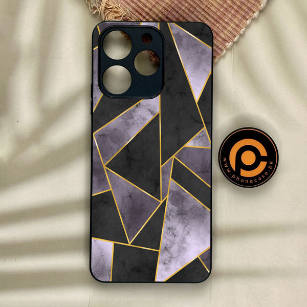 Realme Note 70 - Geometric Design 8 - Premium Metal Printed Soft Bumper Shock Proof Case