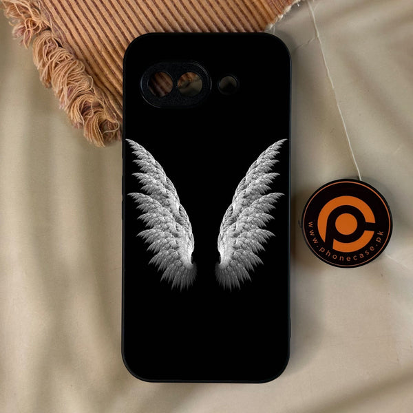 Google Pixel 10A - Angel Wings Design 6 - Premium Metal Printed Soft Bumper Shock Proof Case