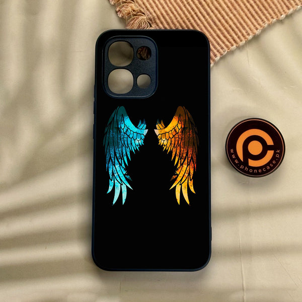 Oppo A6 Pro - Angel 2.0 Design 8 - Premium Metal Printed Soft Bumper Shock Proof Case