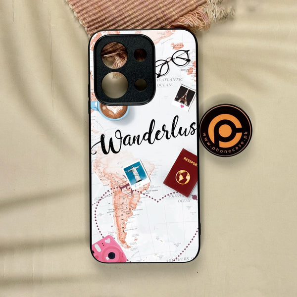 Xiaomi Redmi 15C - World Journey - Premium Metal Printed Soft Bumper Shock Proof Case