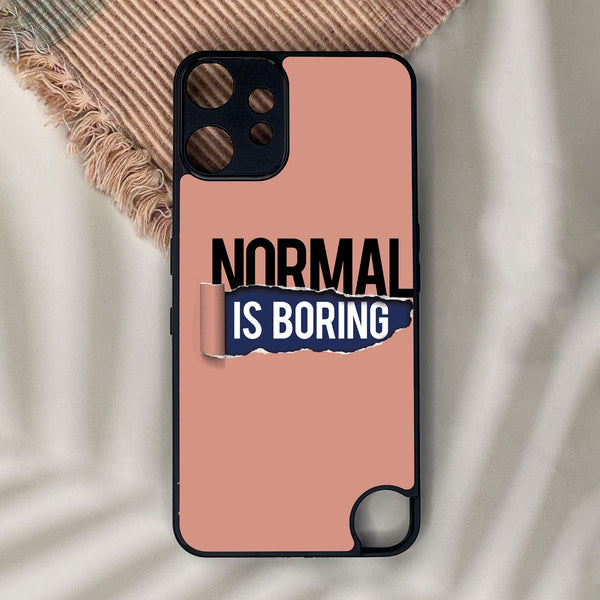 Nothing CMF Phone 2 Pro - Normal Is Boring Design - Premium Metal Printed Soft Bumper Shock Proof Case