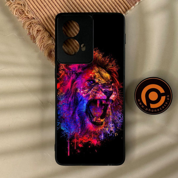 Motorola Edge 2024 - Tiger 2.0 Design 5 - Premium Metal Printed Soft Bumper Shock Proof Case