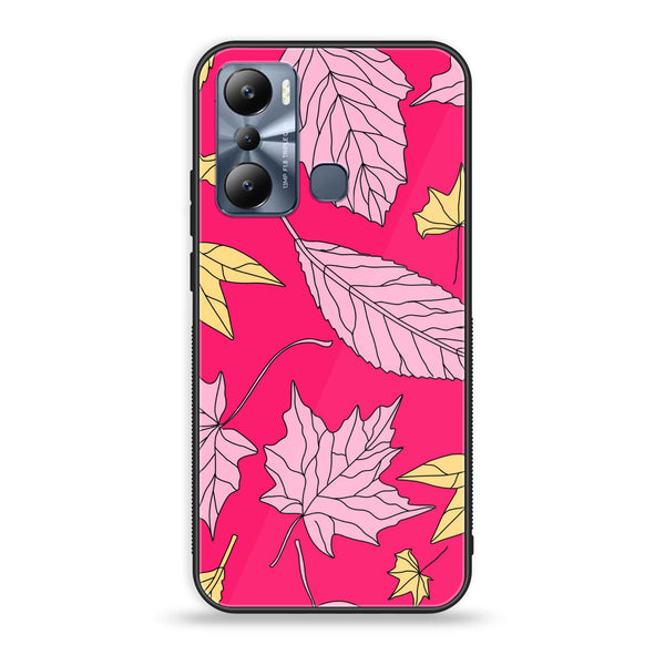 Infinix Hot 20i - Floral Series Design 6 - Premium Metal Printed soft Bumper shock Proof Case