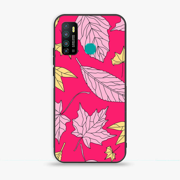 Infinix Hot 9 - Floral Series Design 6 - Premium Metal Printed soft Bumper shock Proof Case