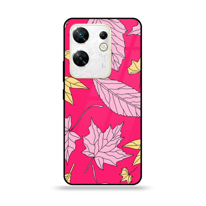 Infinix Zero 30 4G - Floral Series Design 6 - Premium Metal Printed soft Bumper shock Proof Case