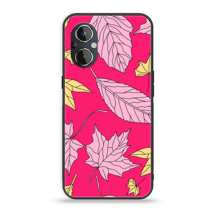 OnePlus Nord N20 5G - Floral Series Design 6 - Premium Metal Printed soft Bumper Shock Proof Case