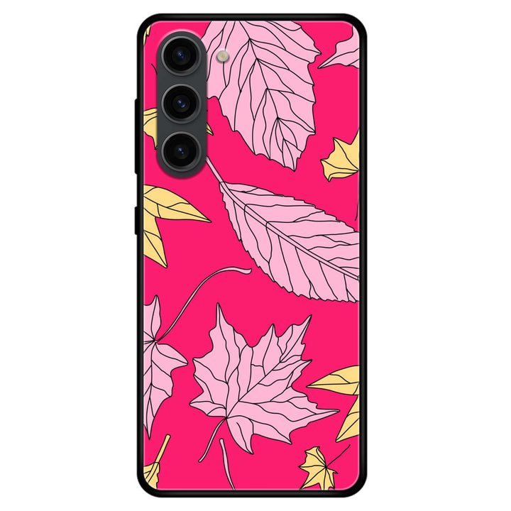Samsung Galaxy S23 Plus - Floral Series Design 6 - Premium Metal Printed soft Bumper shock Proof Case