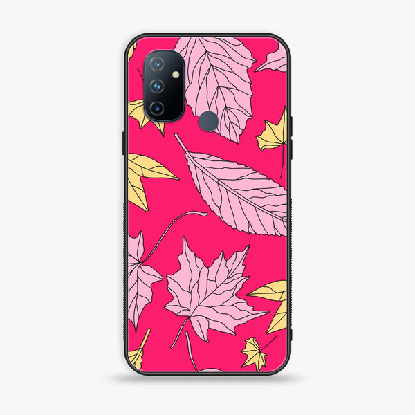OnePlus Nord N100 - Floral Series Design 6 - Premium Printed Glass soft Bumper Shock Proof Case