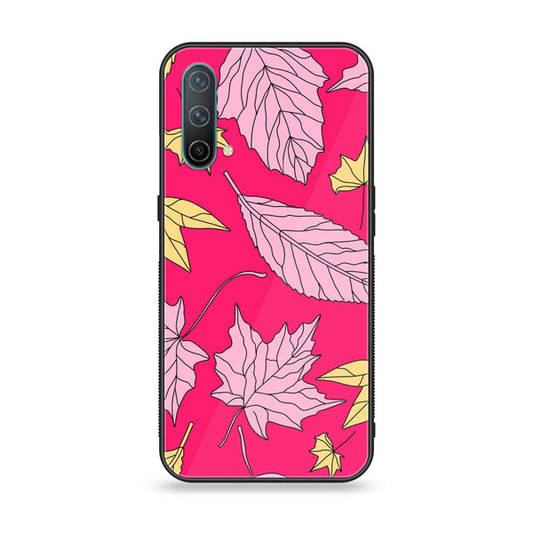OnePlus Nord CE 5G - Floral Series Design 6 - Premium Printed Glass soft Bumper Shock Proof Case
