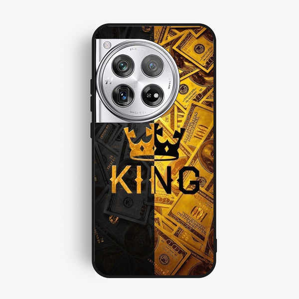 Oneplus 12 - King Design 9 - Premium Metal Printed Soft Bumper Shock Proof Case