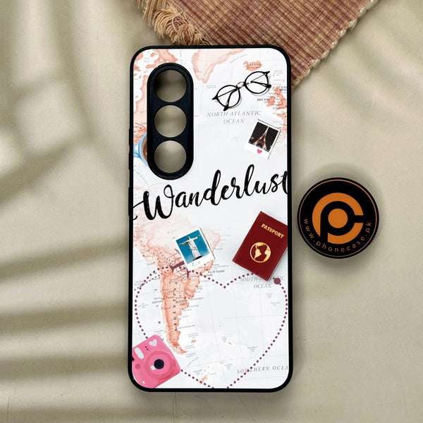 Itel S25 - World Journey - Premium Metal Printed Soft Bumper Shock Proof Case