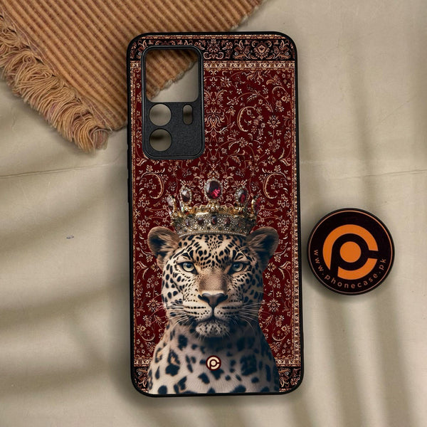 Xiaomi 12T Pro - Leopard - Premium Metal Printed Soft Bumper Shock Proof Case