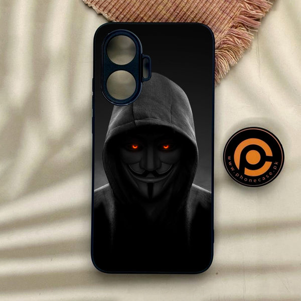 Xiaomi Redmi Turbo 4 Pro - Anonymous 2.0 Design 4 - Premium Metal Printed Soft Bumper Shock Proof Case