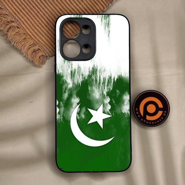 Vivo Y31d - Pakistani Flag Design 9 - Premium Metal Printed Soft Bumper Shock Proof Case