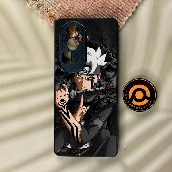 Oppo Reno 10 Pro Plus - Anime 2.0 Design 1 - Premium Metal Printed Soft Bumper Shock Proof Case