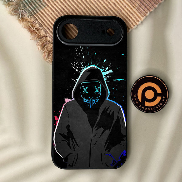 iPhone Air - Anonymous 2.0 Design 8 - Premium Metal Printed Soft Bumper Shock Proof Case