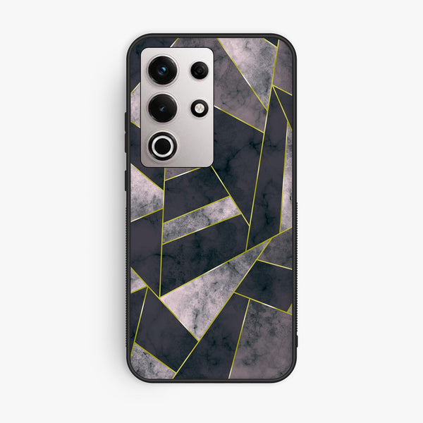 Itel S25 Ultra - Geometric Design 2 - Premium Metal Printed Soft Bumper Shock Proof Case