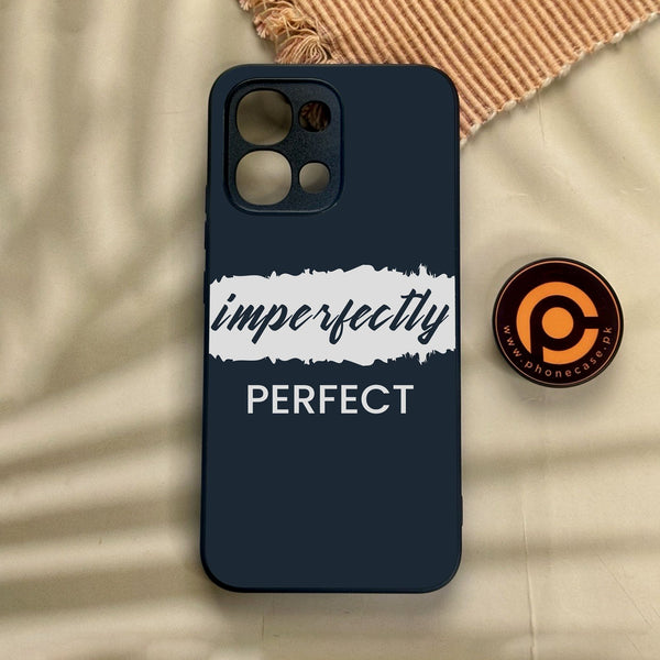 Oppo A6 Pro - Imperfectly - Premium Metal Printed Soft Bumper Shock Proof Case