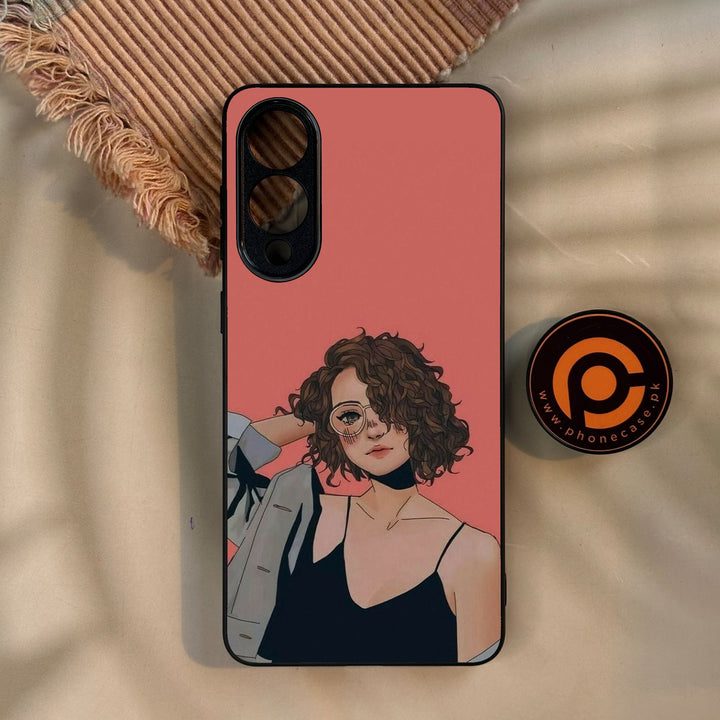 Galaxy S25 Edge - Anime Girls Design 6 - Premium Metal Printed Soft Bumper Shock Proof Case