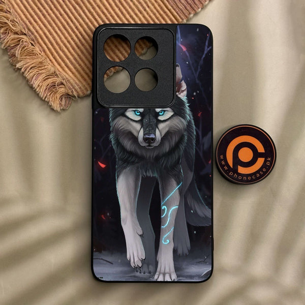 Motorola Moto G56 - Wolf Design 8 - Premium Metal Printed Soft Bumper Shock Proof Case