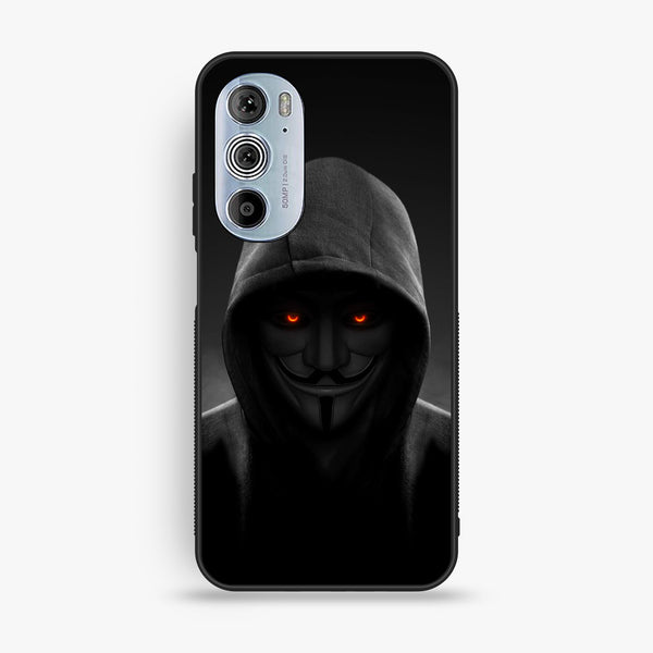 Motorola Edge 30 Pro - Anonymous 2.0 Design 4 - Premium Metal Printed Soft Bumper Shock Proof Case
